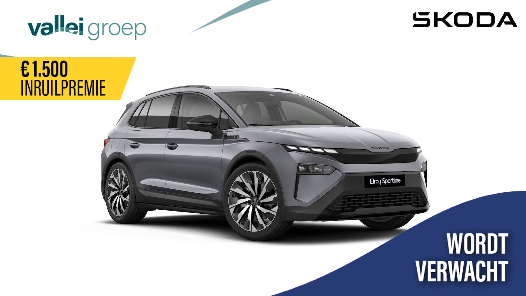 Skoda Elroq - Sportline Elektromotor 210 kW / 286 PK SUV Elektrische aandrijving - AutoWereld.nl