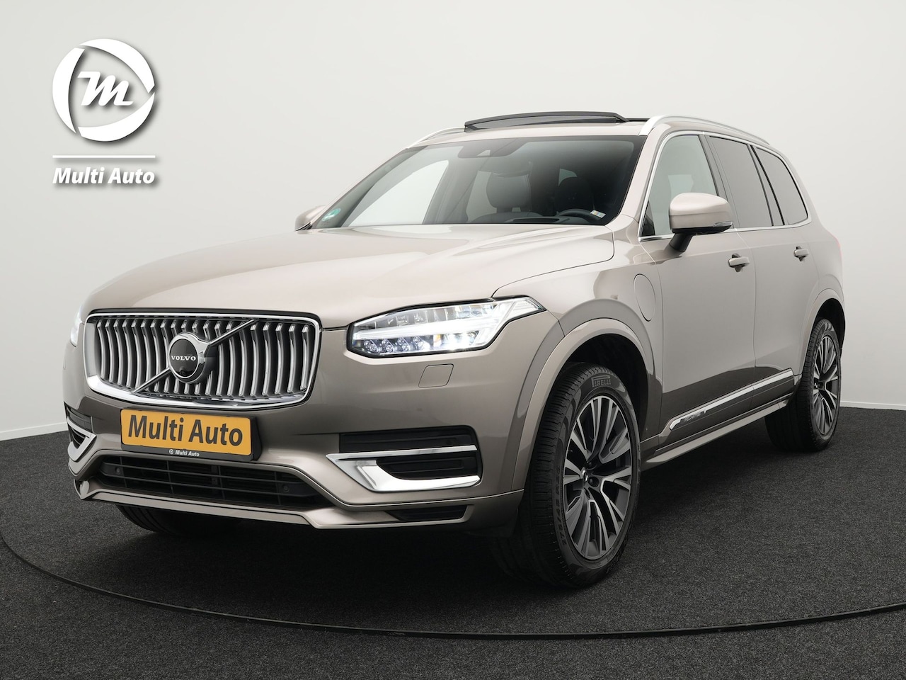 Volvo XC90 - T8 Recharge AWD Inscription Plug in Hybrid 7-Persoons 394pk PHEV | Panodak | Lederen Sport - AutoWereld.nl