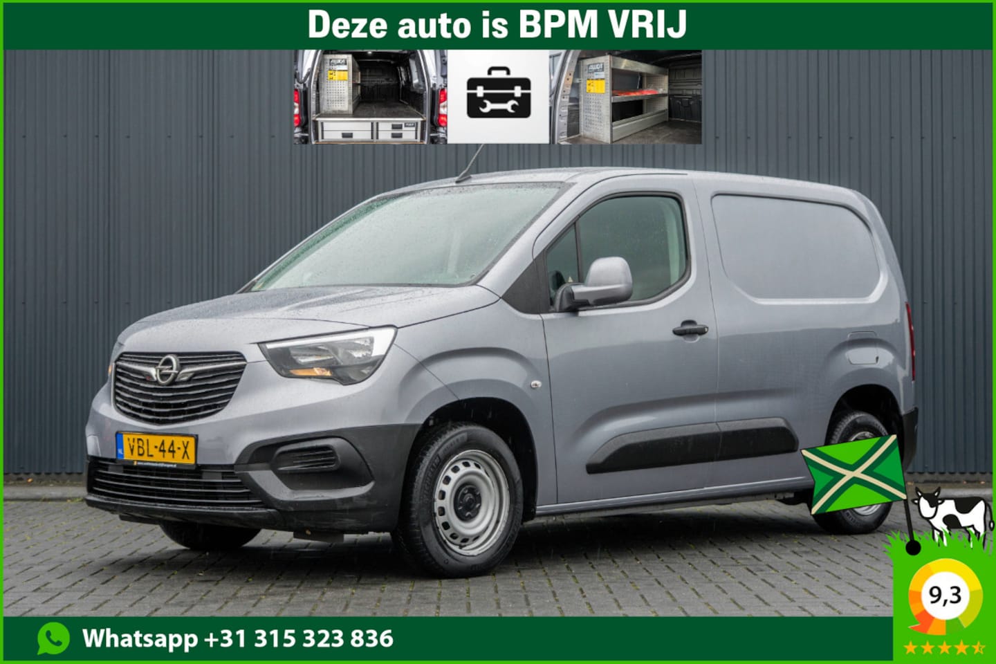 Opel Combo - 1.6D L1H1 | Carplay | Inrichting | Navigatie | Cruise | Airco | | PDC | Euro 6 - AutoWereld.nl