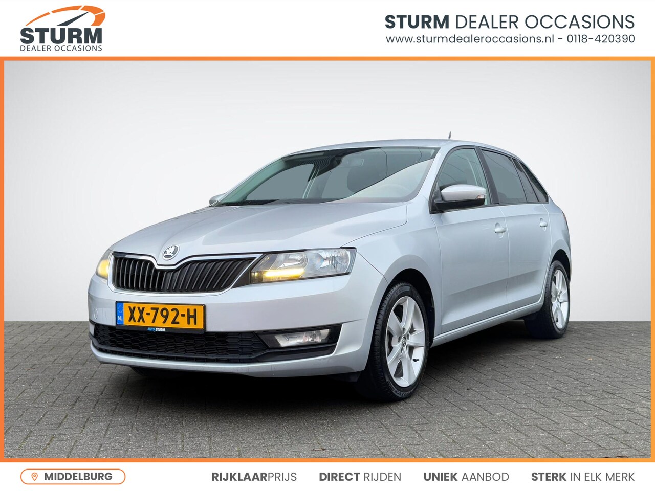 Skoda Rapid Spaceback - 1.0 TSI Greentech Clever Plus Pack | Trekhaak | Navigatie | Stoelverwarming | Cruise & Cli - AutoWereld.nl