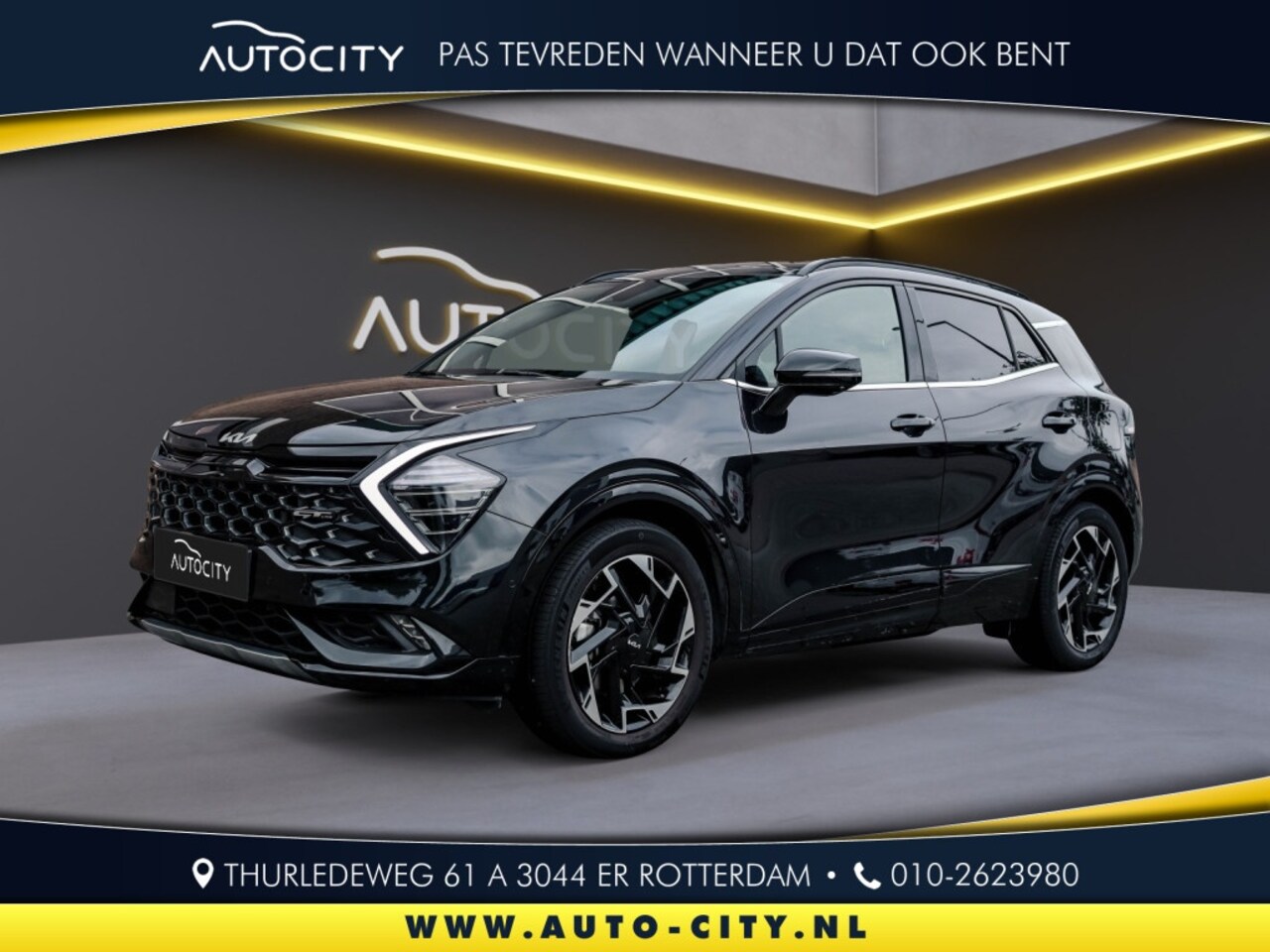 Kia Sportage - 1.6 T-GDi Plug-in Hybrid AWD GT-PlusLine Pano l Leder l 360 Came - AutoWereld.nl