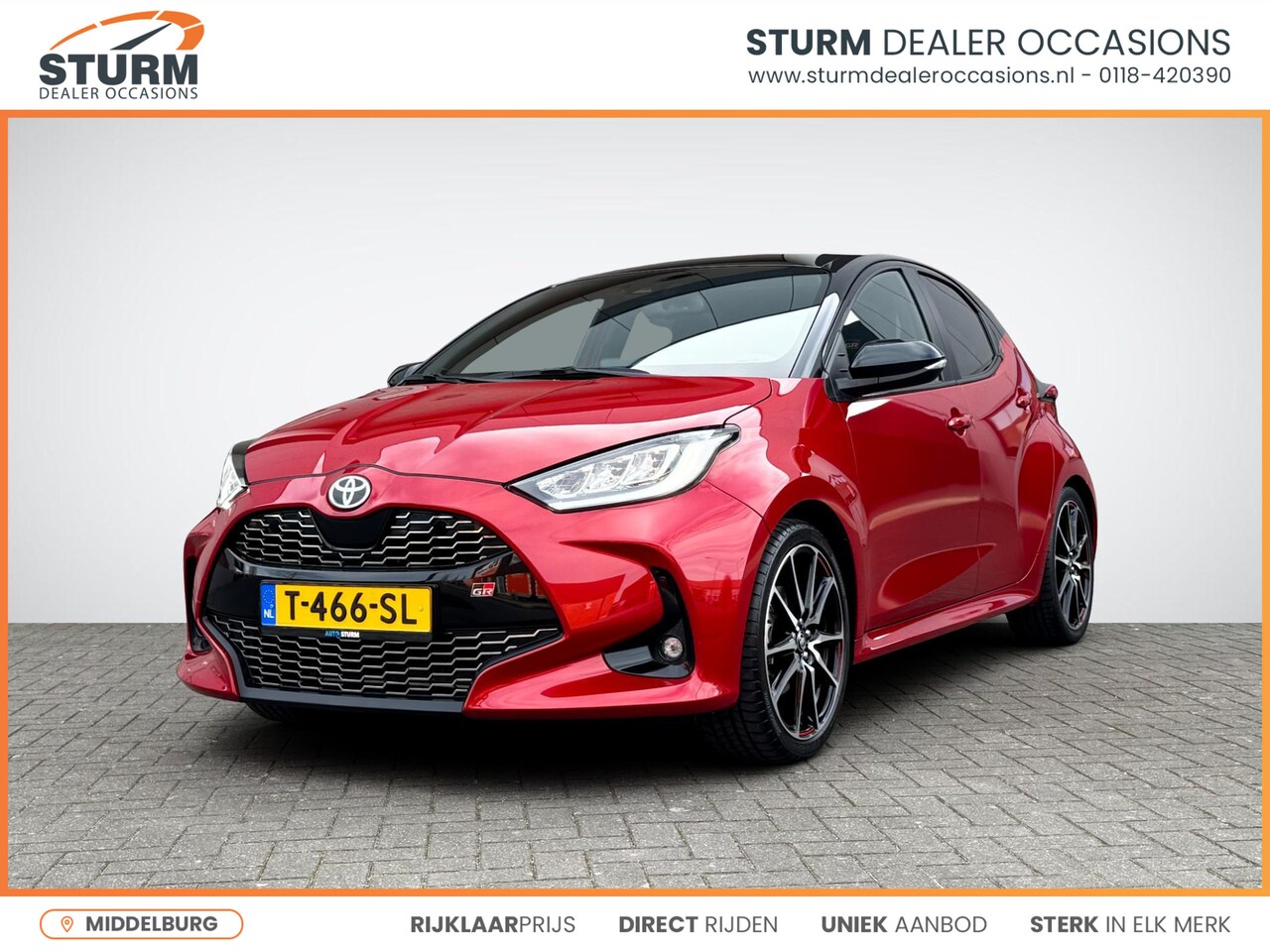Toyota Yaris - 1.5 Hybrid GR Sport Premium Pack | Panoramadak | Head-Up Display | Stuur- + Stoelverwarmin - AutoWereld.nl