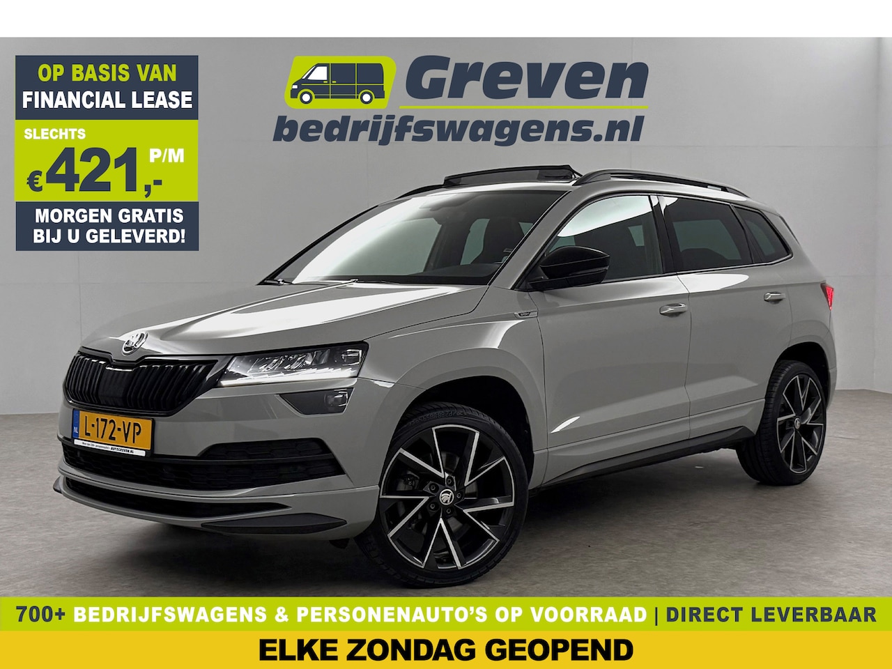 Skoda Karoq - 1.5 TSI ACT 150PK Sportline Business Pano Sfeer Carplay Virtual Camera LED Clima Cruise Na - AutoWereld.nl
