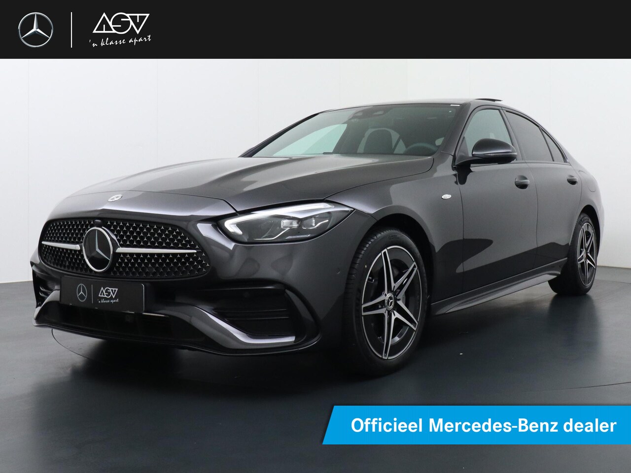 Mercedes-Benz C-klasse - 300 e star Edition AMG Line | Niveauregeling | Trekhaak Wegklapbaar | Panorama - Schuifdak - AutoWereld.nl
