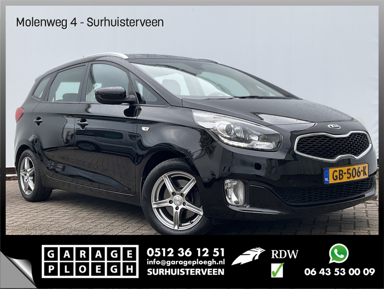 Kia Carens - 7-Pers 1.6 GDi ComfortLine Navi Camera Clima Cruise LMV! - AutoWereld.nl