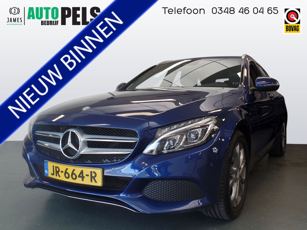 Mercedes-Benz C-klasse Estate - 220 CDI Ambition Handgeschakeld, Sportstoelen leder, Stoel verwarming, Xenon, Clima contro - AutoWereld.nl