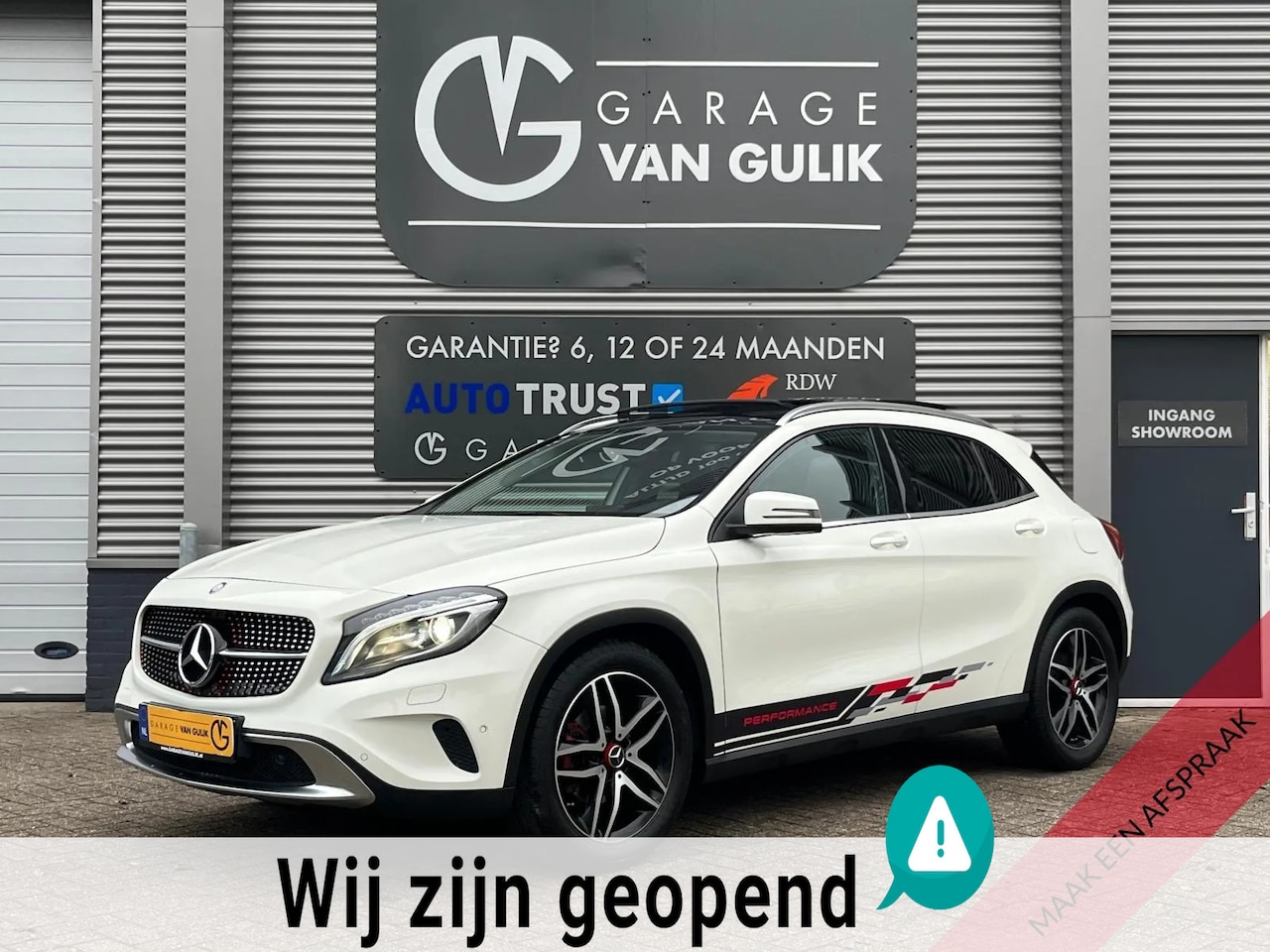 Mercedes-Benz GLA-Klasse - 180 122PK Airco,Navi,Panodak,Camera,PdcV+A,Stoelverw.,Lmv,Usb,Stuurb.,Leder/Stof,Xenon,Led - AutoWereld.nl