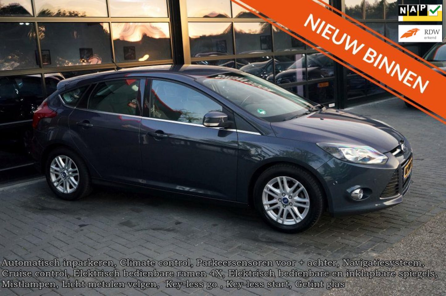 Ford Focus - 1.0 EcoBoost Lease Titanium 1.0 EcoBoost Lease Titanium, IPI, Clima, Navi, Pdc, CC - AutoWereld.nl