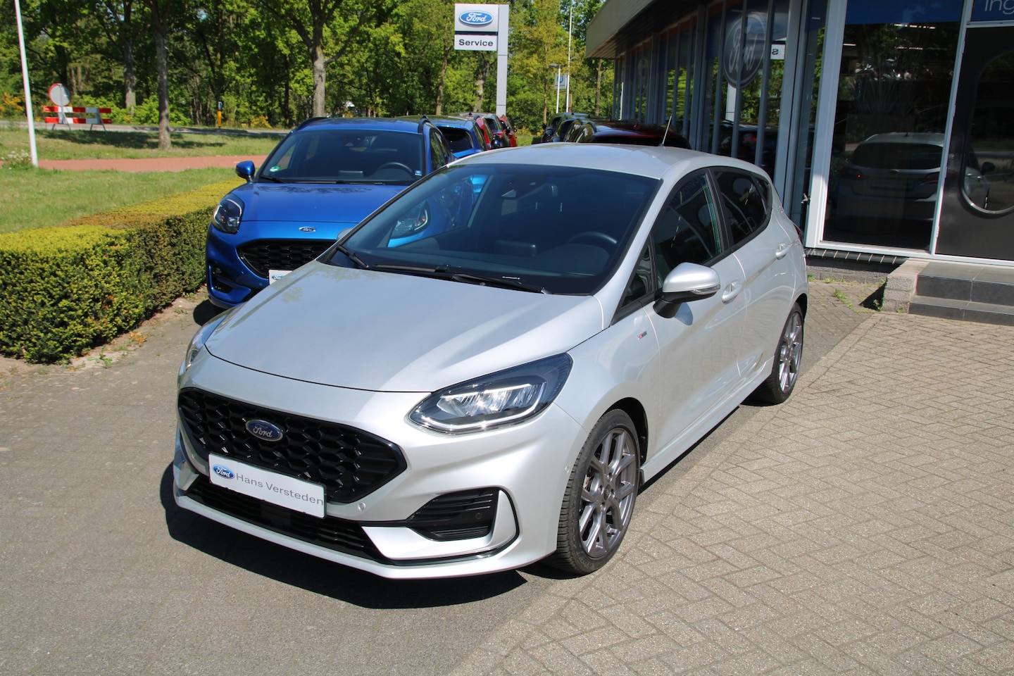 Ford Fiesta - 1.0 EcoBoost 100 PK ST-LINE ADAPTIVE CRUISE |17" LM VELGEN | CAMERA | KEYLESS | FORD LED | - AutoWereld.nl