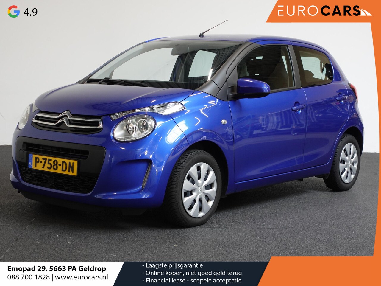 Citroën C1 - 1.0 VTi Feel Airco Carplay Navi Camera 5-DRS - AutoWereld.nl