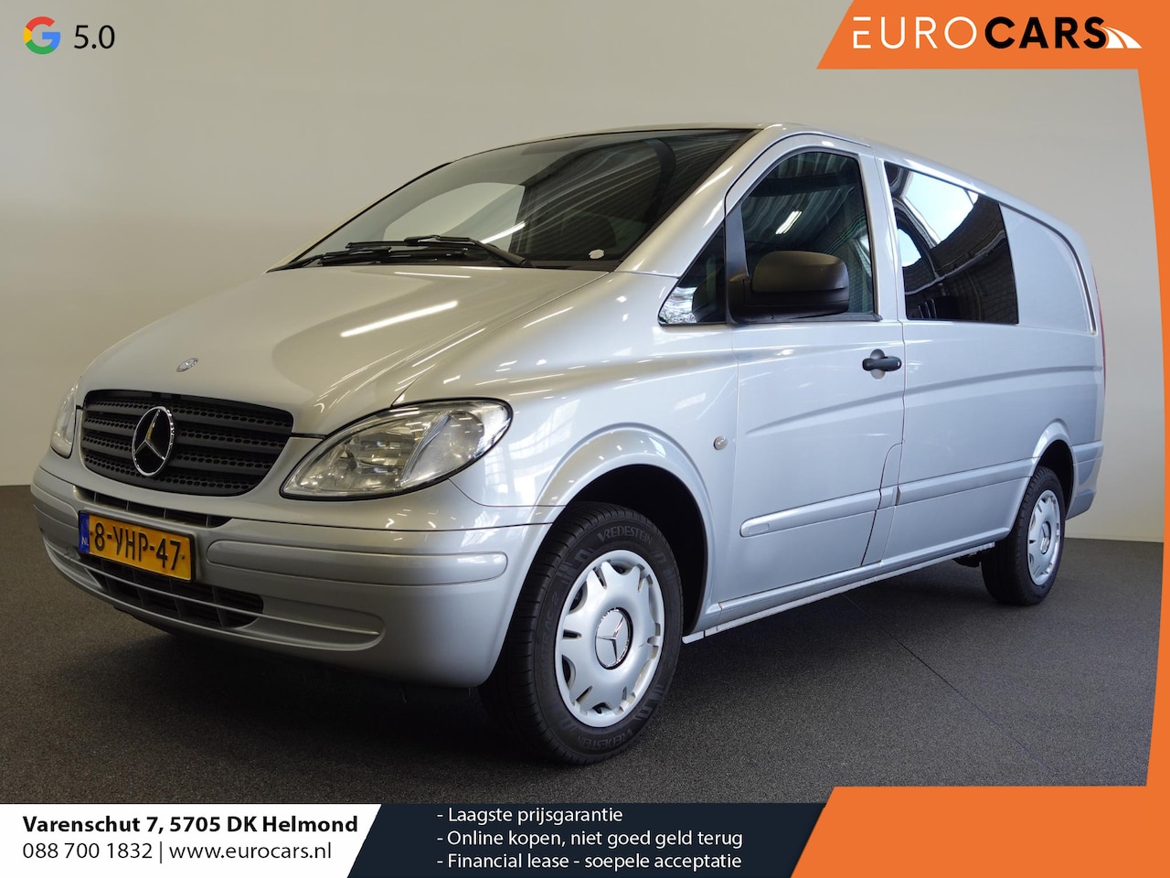 Mercedes-Benz Vito - 111 CDI 320 Lang Dubbele Cabine Luxe APK 02-2026! Airco Trekhaak * - AutoWereld.nl