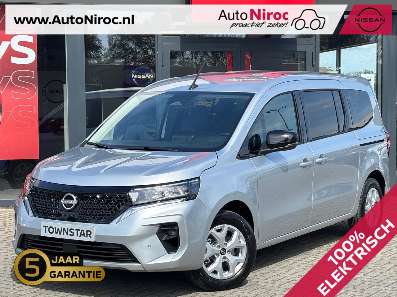 Nissan Townstar Evalia - N-Connecta L2 45 kWh | 7 PERSOONS | 22kW AC LADER | 80kW DC SNELLADER | NAVI | CAMERA | - AutoWereld.nl