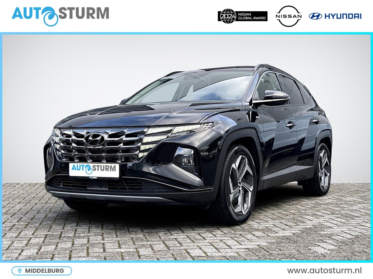 Hyundai Tucson - 1.6 T-GDI MHEV Premium | Vol-Leder | Digitaal Instrumentenpaneel | Adapt. Cruise Control | - AutoWereld.nl