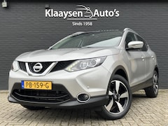 Nissan Qashqai - 1.2 N-Connecta | dealer onderhouden | navigatie | trekhaak | panoramadak | 360 camera | ke