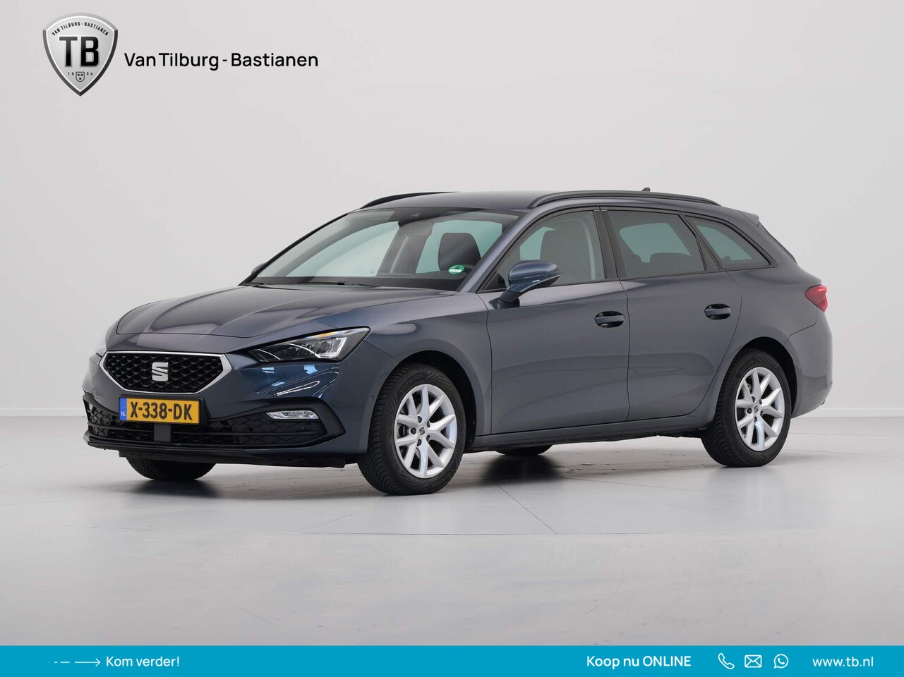 Seat Leon Sportstourer - 1.0 eTSI 110pk DSG Style Business Intense Navigatei Camera Clima Acc - AutoWereld.nl