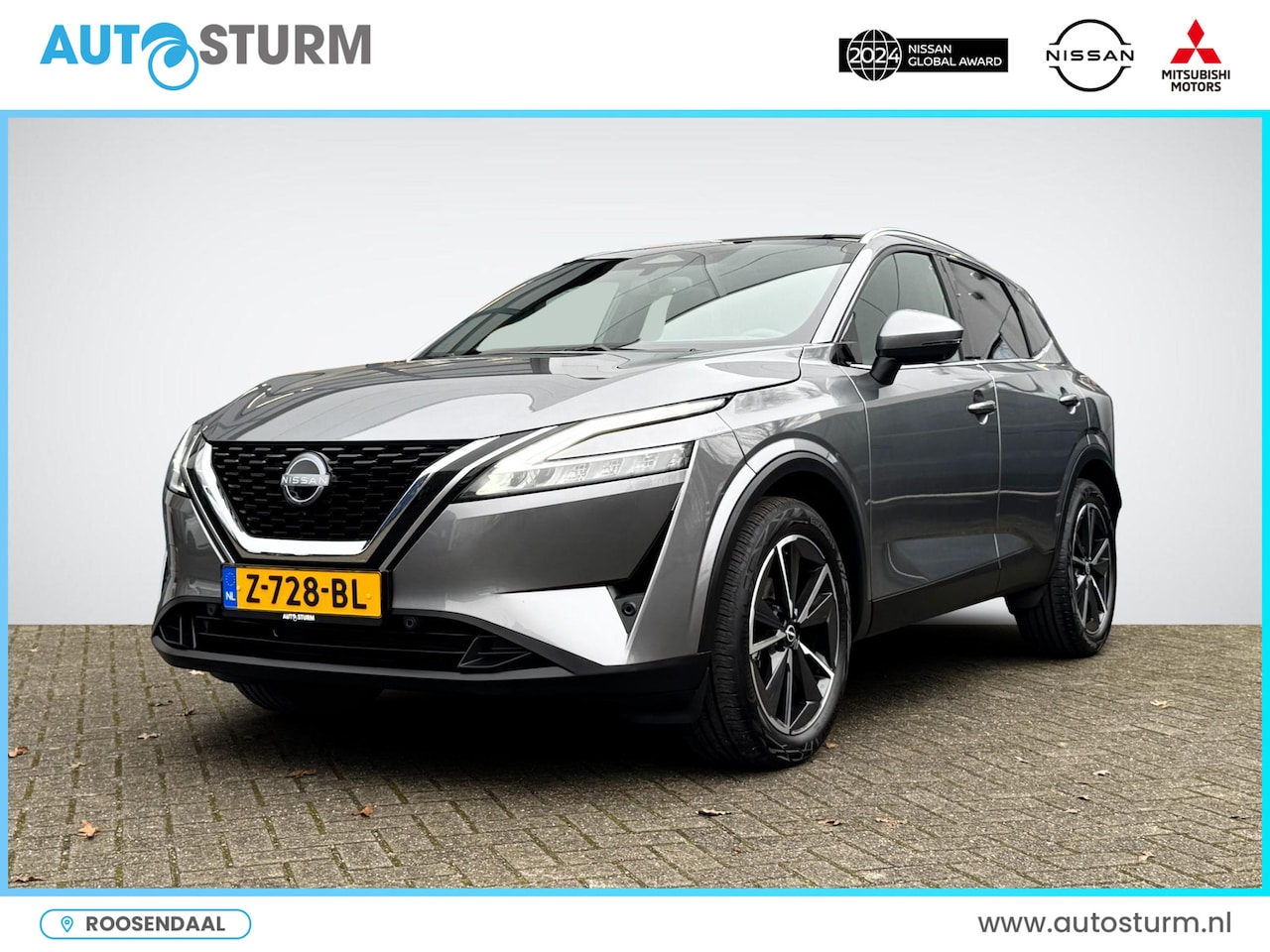 Nissan Qashqai - 1.3 MHEV Xtronic Tekna Design Pack | Panoramadak | Head-Up Display | Adapt. Cruise Control - AutoWereld.nl