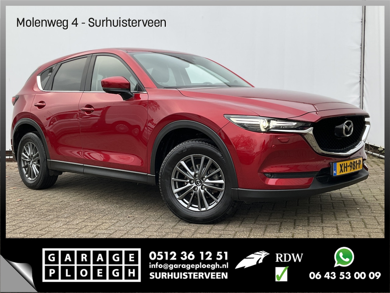 Mazda CX-5 - 2.2d SkyActiv-D 150 GT Bose Leer Stoel/Stuurverw Trekhaak(2000kg) Skylease - AutoWereld.nl