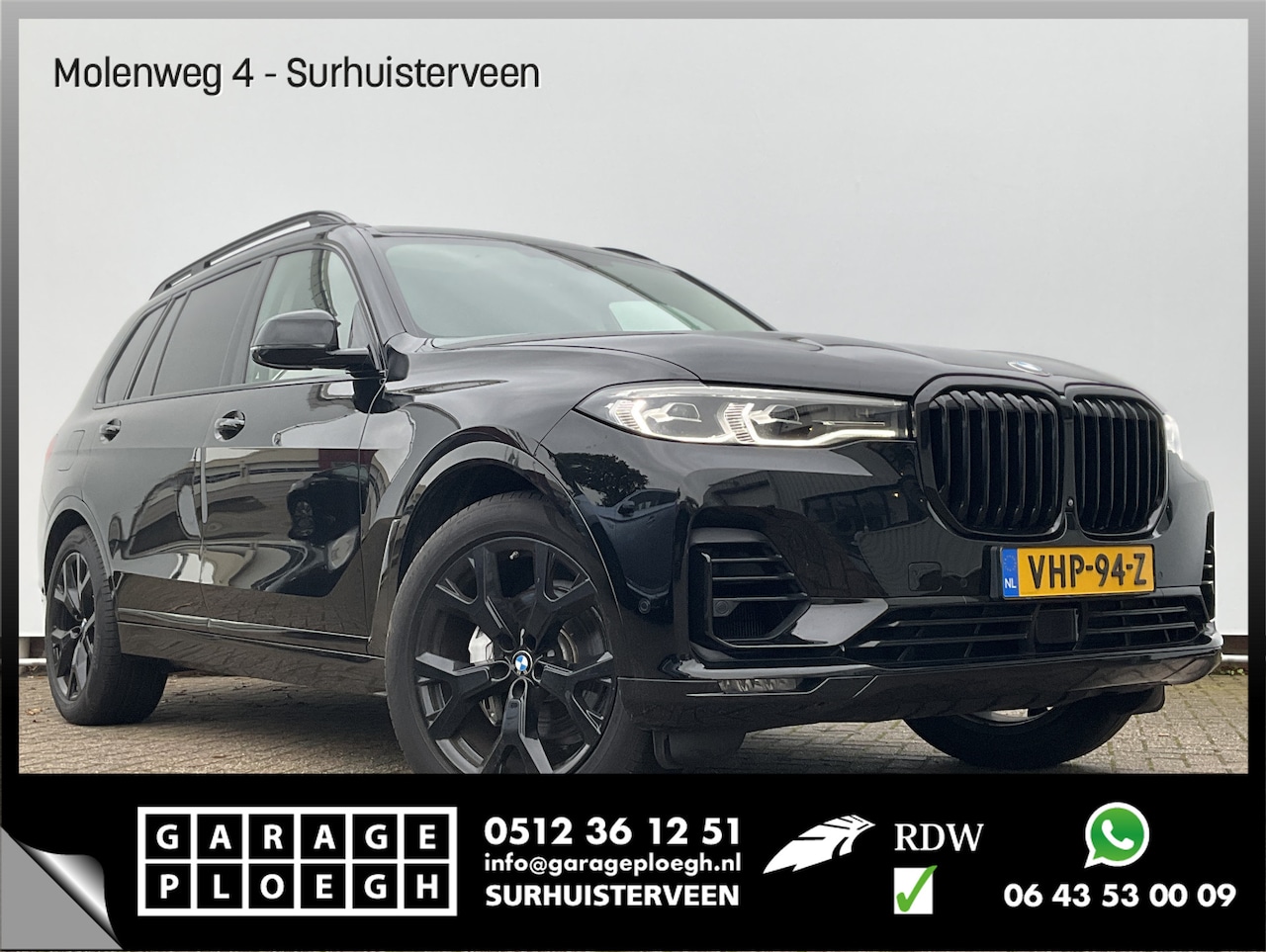 BMW X7 - xDrive 30D Van Grijs kenteken High Executive Pano.dak Leer Trekhaak Grijskenteken - AutoWereld.nl