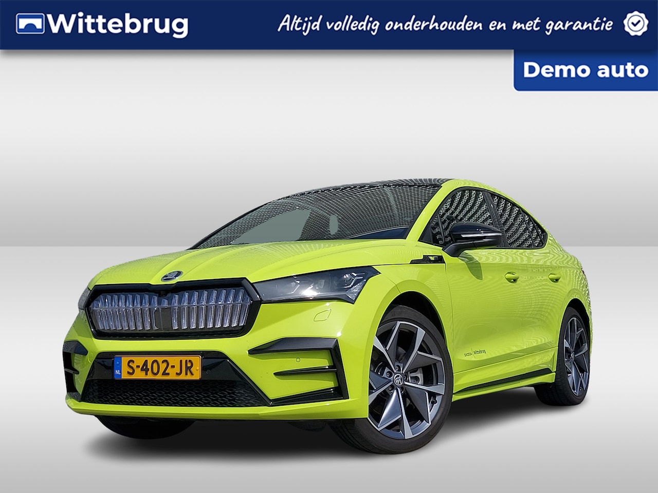 Skoda Enyaq Coupé iV - 80 RS 300pk/ Crystal Face/ Lederen interieur/ 21 inch/ Adaptive Cruise - AutoWereld.nl