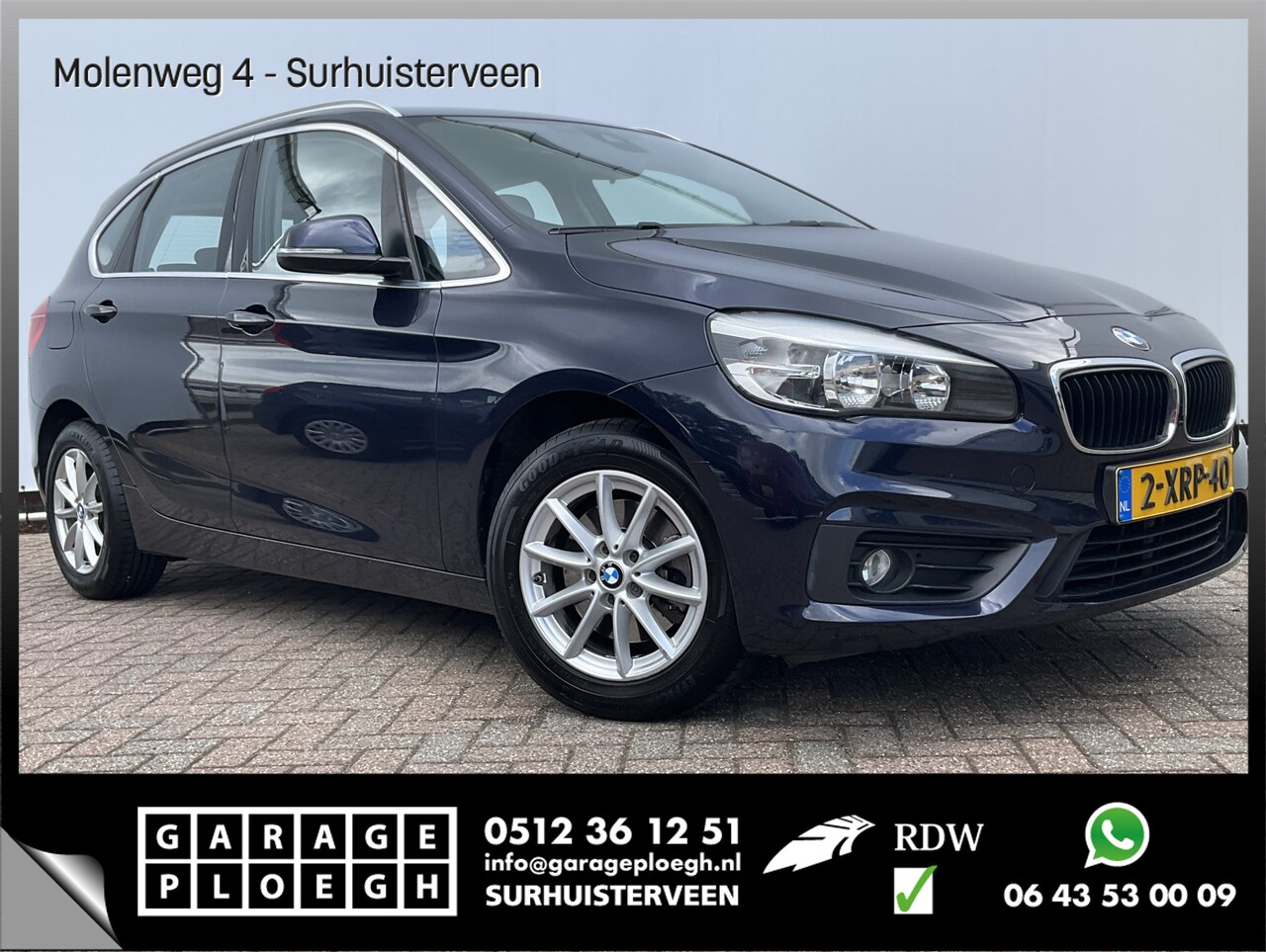 BMW 2-serie Active Tourer - 218i Automaat Hoge zit Executive Navi Clima Cruise Trekhaak - AutoWereld.nl