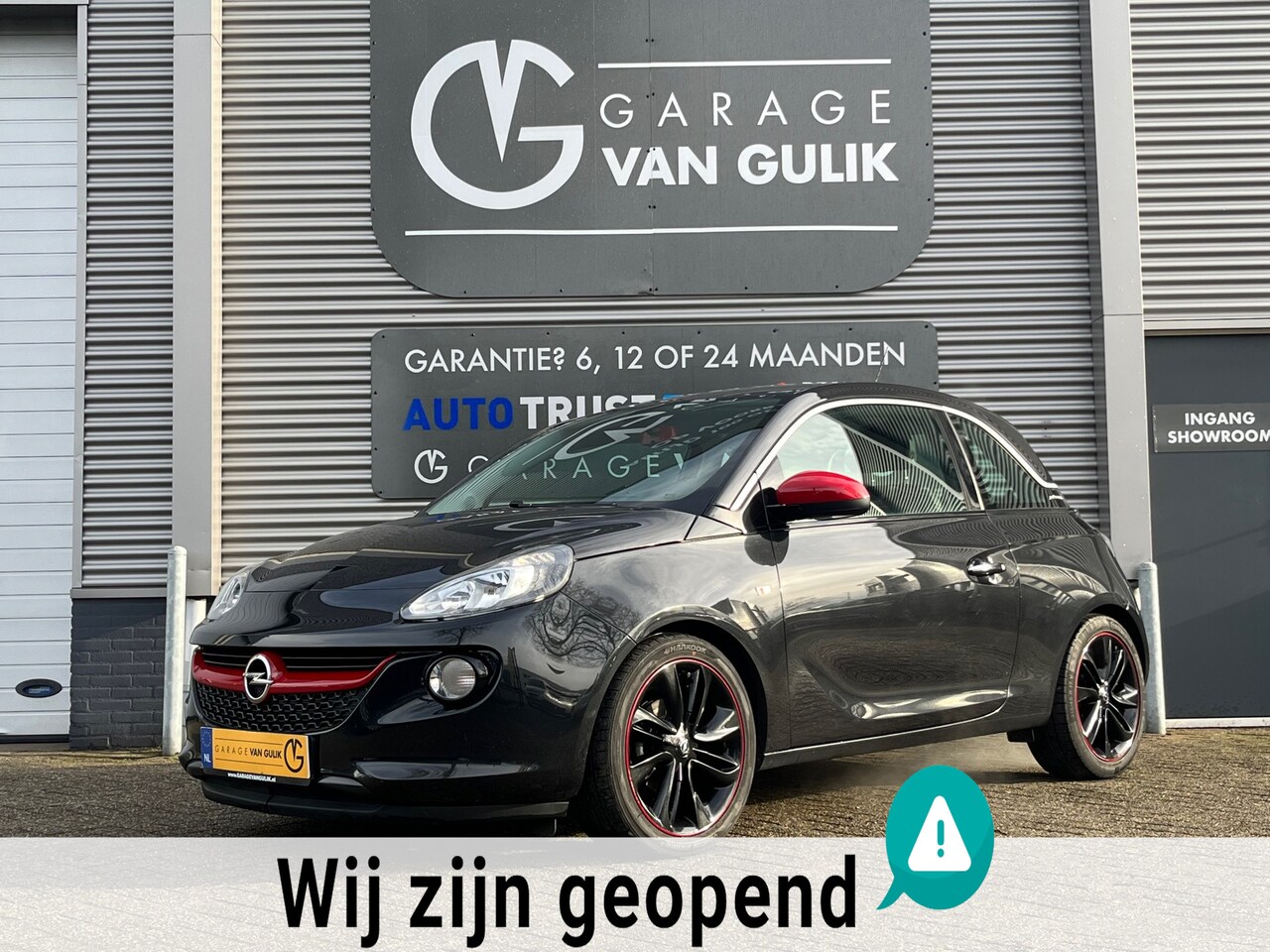 Opel ADAM - 1.4 87PK Airco,Cruise,Isofix,Stoel+StuurVerw,StuurBed,ElektrRamen,ParkeerSensorerAchter,Bl - AutoWereld.nl
