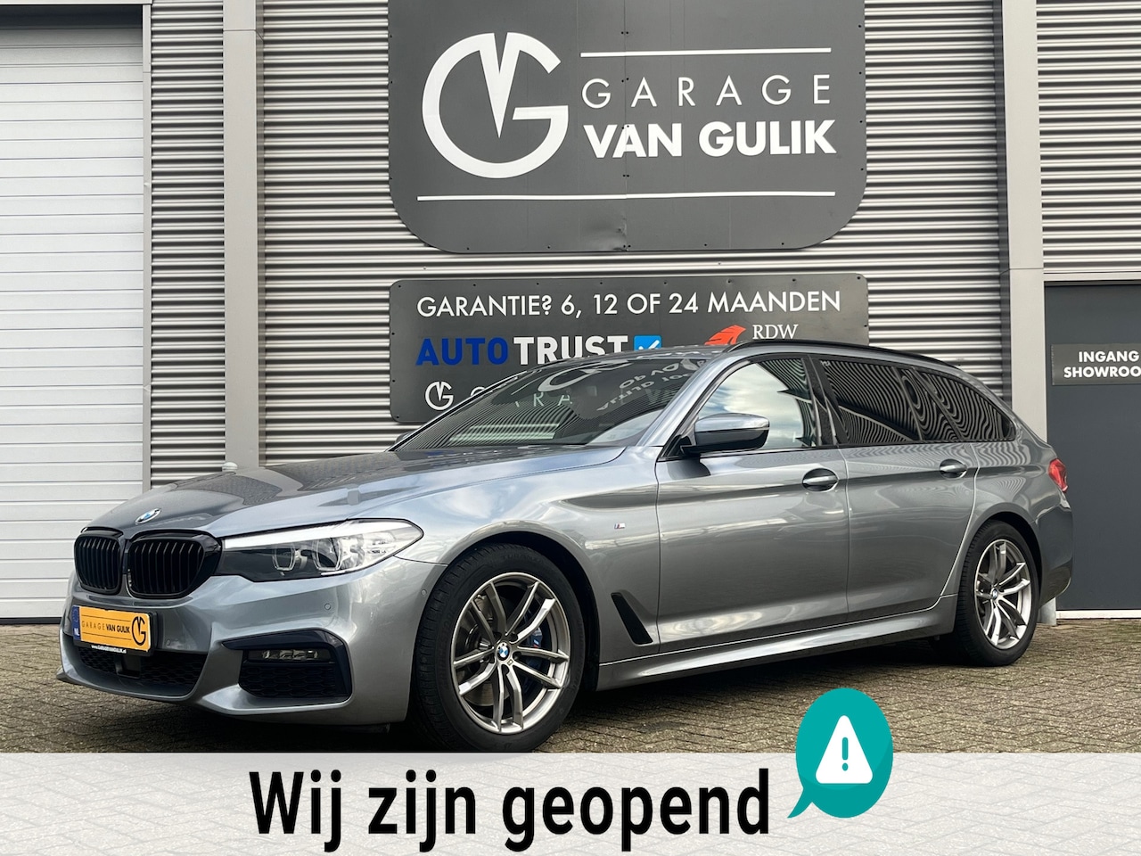 BMW 5-serie Touring - 530i 252PK High Executive Automaat M Sport,Navi,Clima,AdaptiveCruise,LaneAssist,Camera,18" - AutoWereld.nl