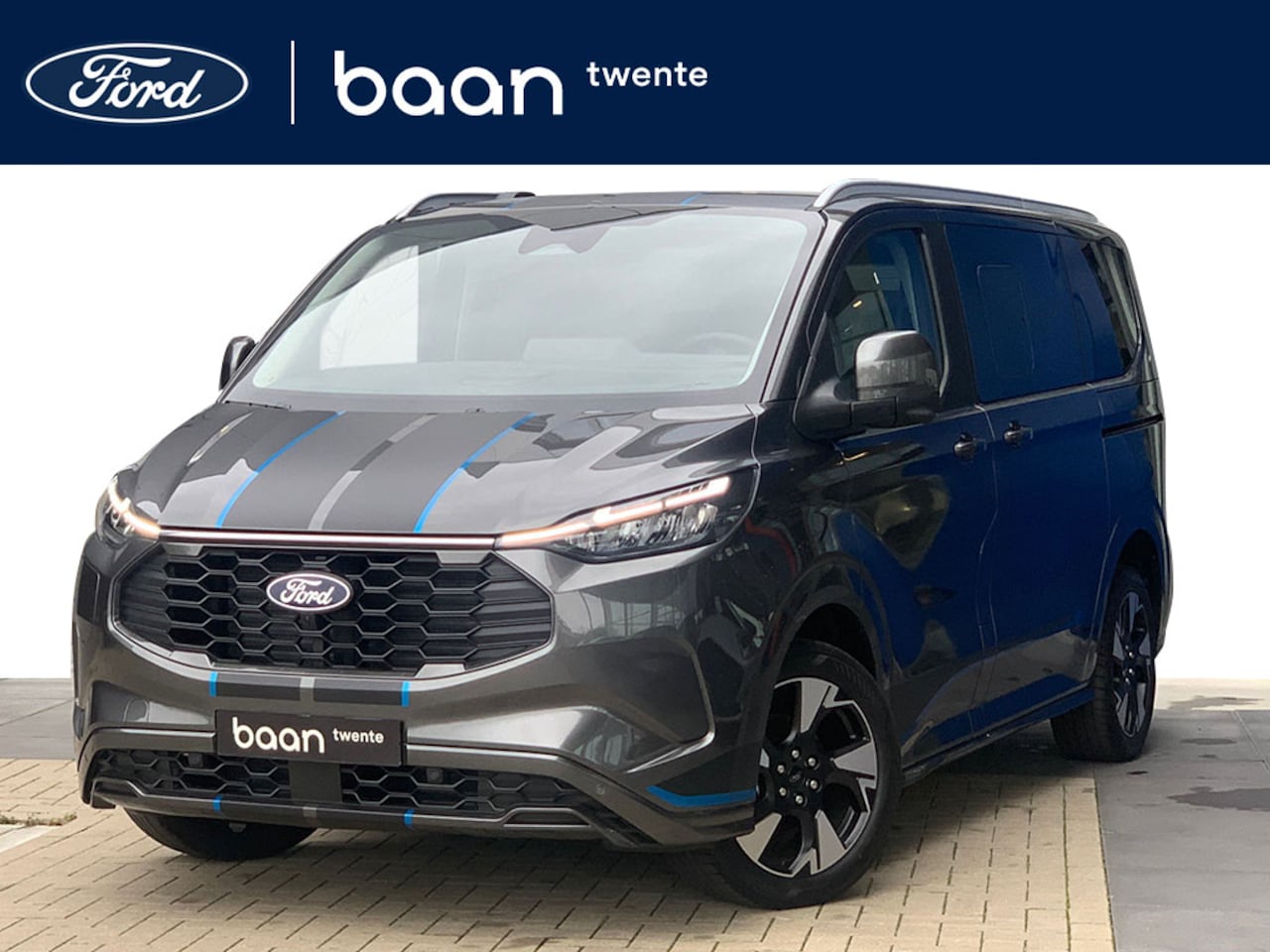 Ford Tourneo Connect - Custom PHEV 233PK L1 Sport | Geel kenteken | Incl. BPM & BTW | 8 Persoons | Panoramadak | - AutoWereld.nl