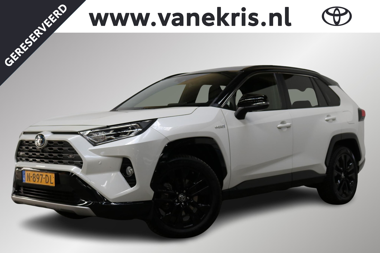 Toyota RAV4 - 2.5 Hybrid AWD Bi-Tone 2.5 Hybrid AWD Bi-Tone, Panodak, Trekhaak - AutoWereld.nl