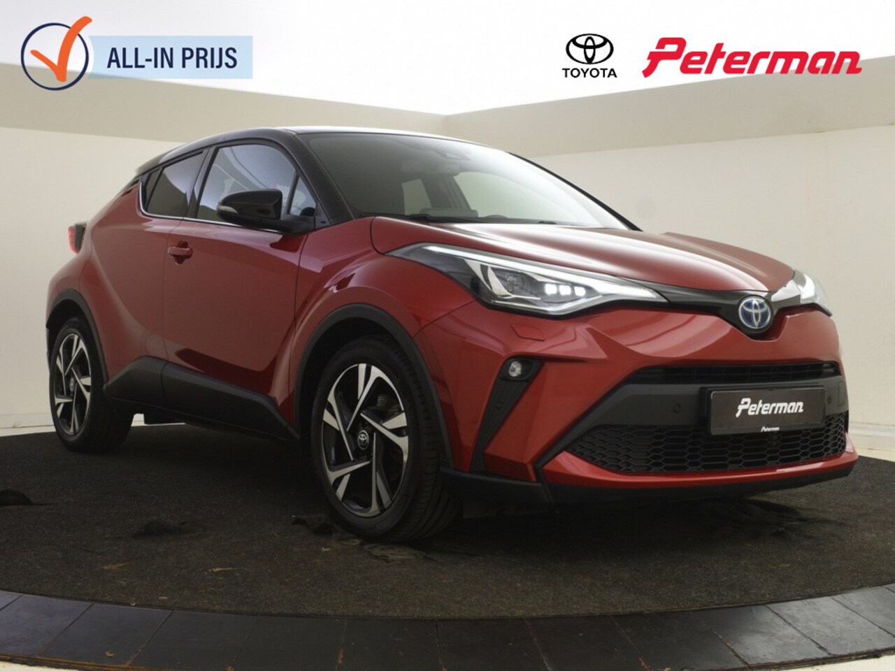 Toyota C-HR - 1.8 Hybrid Bi Tone | Stuur en Stoelverwarming | BLS | Parkeersen - AutoWereld.nl