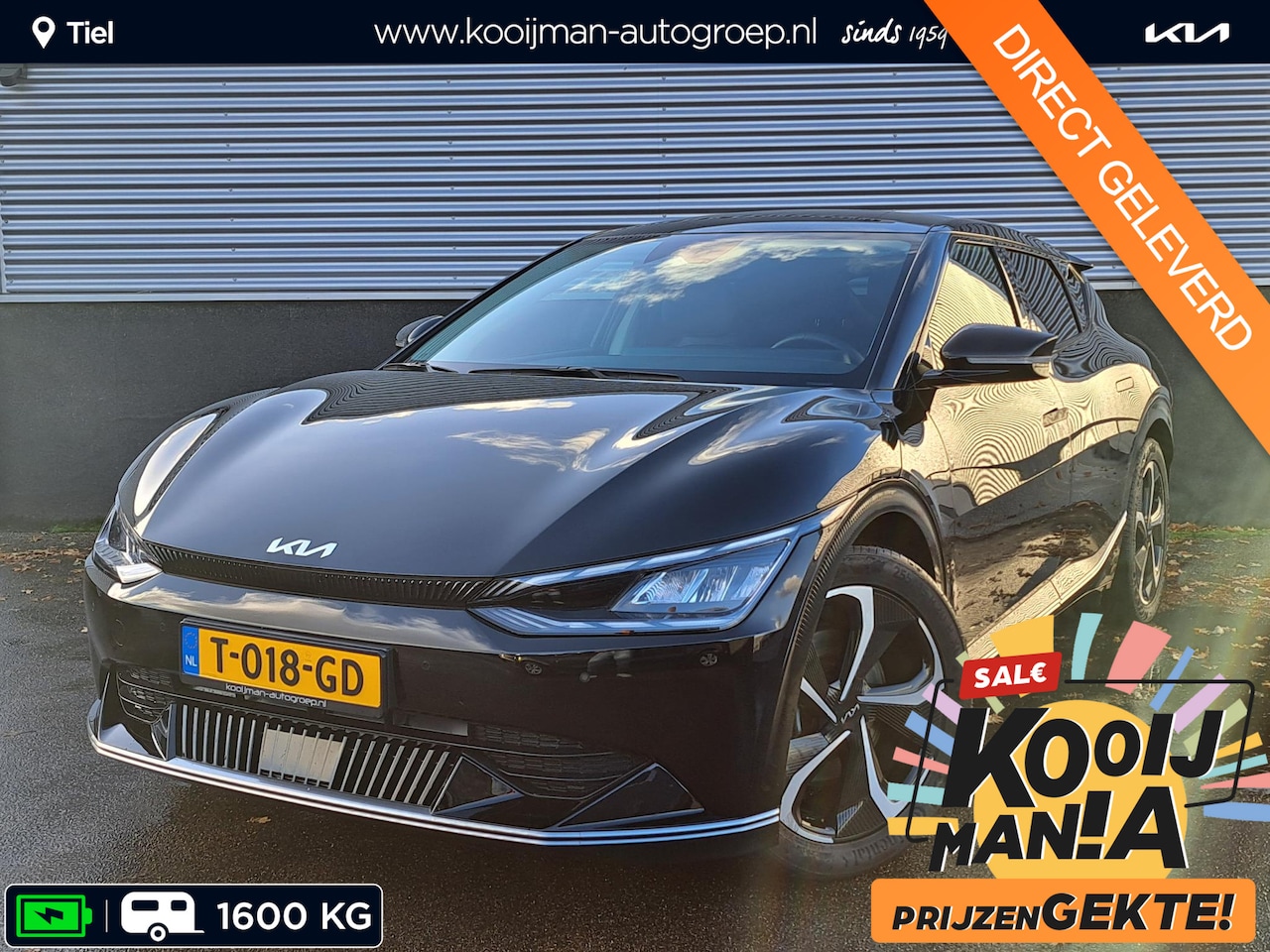 Kia EV6 - Plus Advanced 77.4 kWh Nieuw geleverd | 1ste eigenaar | Trekhaak | Panorama dak | 20'' vel - AutoWereld.nl