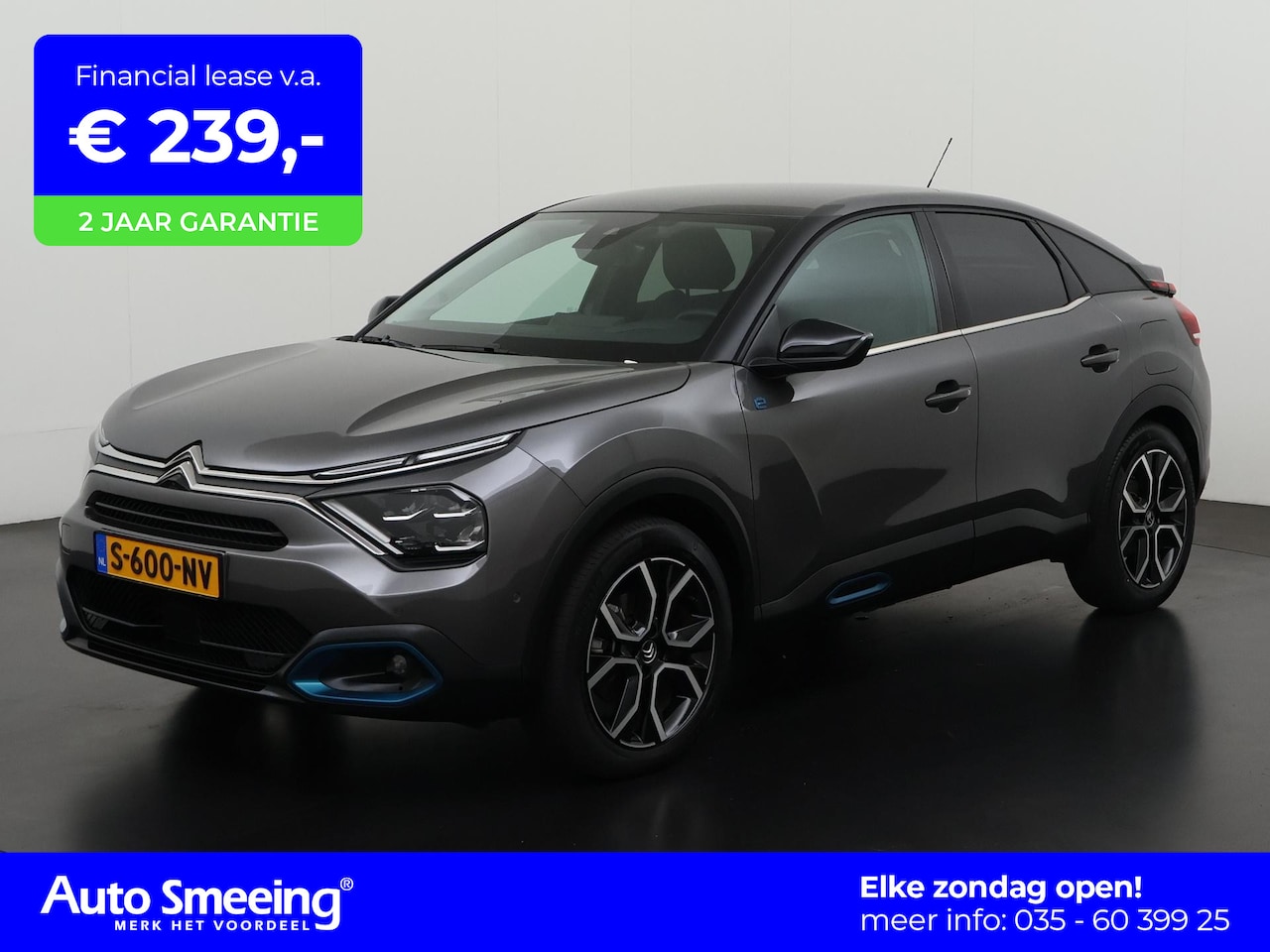 Citroën Ë-C4 - Shine 50 kWh | Head Up | Camera | Adaptief Demping | Zondag Open! - AutoWereld.nl