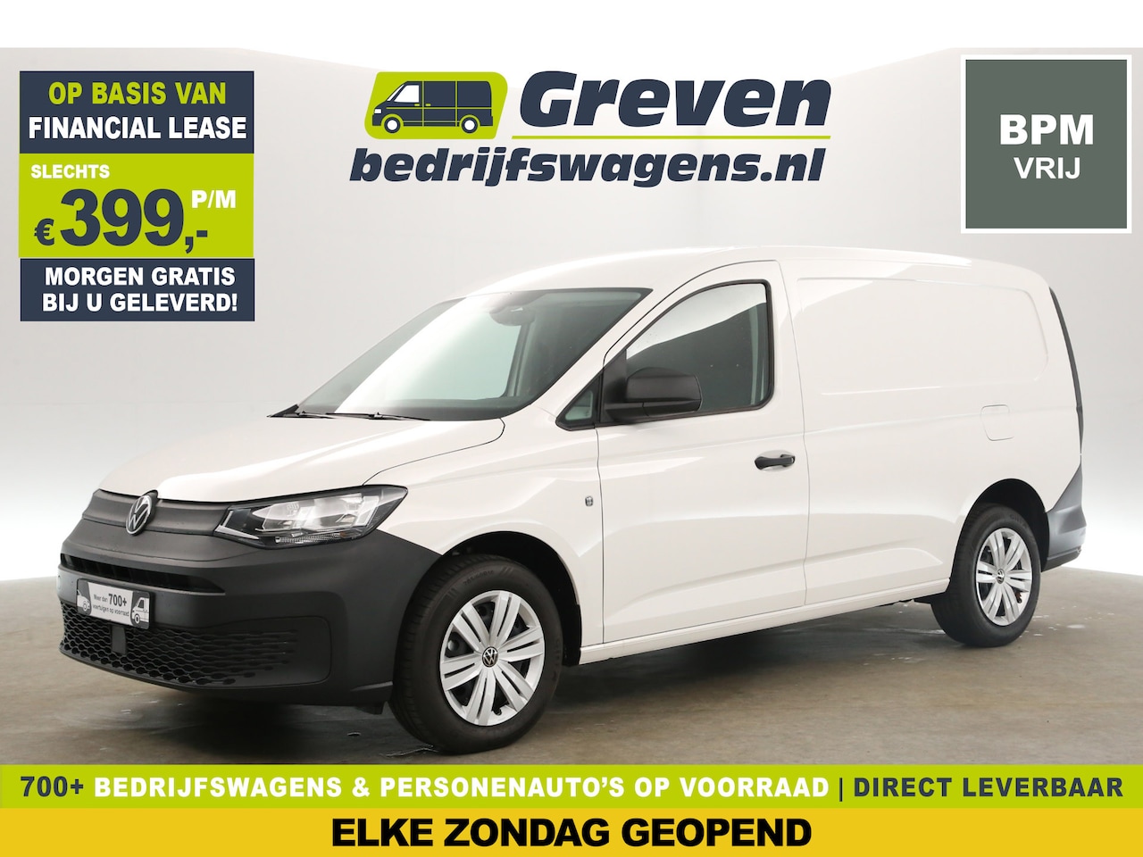 Volkswagen Caddy Cargo Maxi - 2.0 TDI L2H1 | NIEUW | BPM VRIJ | 123PK Clima Cruise Carplay PDC Elektrpakket Licht&Zicht - AutoWereld.nl