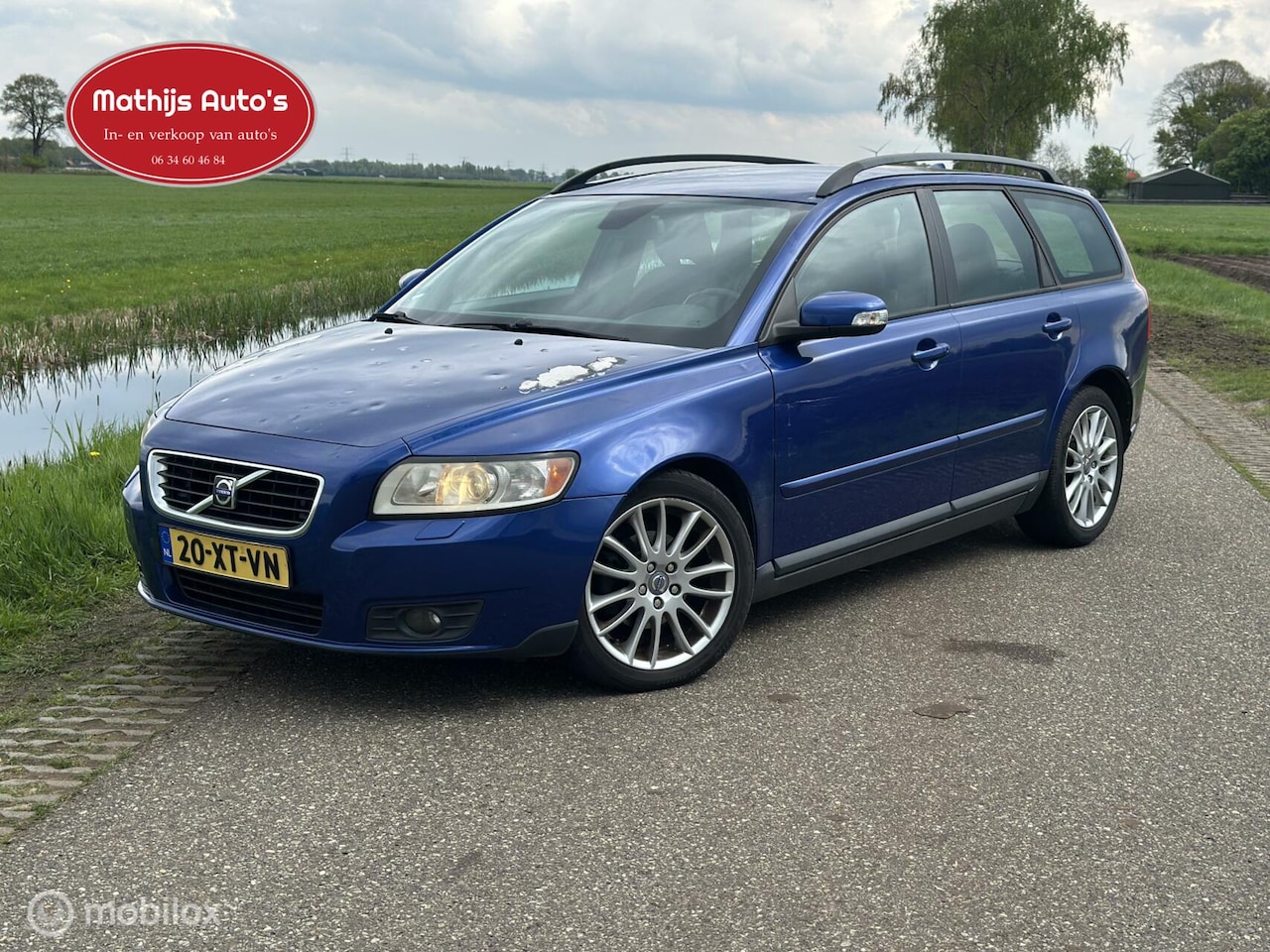 Volvo V50 - 2.0 Summum Leder Hagelschade! Zie foto's! - AutoWereld.nl