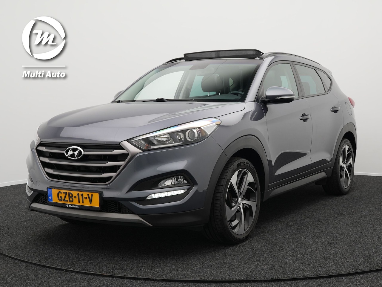 Hyundai Tucson - 1.6 T-GDI Premium Automaat | Panodak | Lederen Sportstoelen | Trekhaak Afneembaar | Apple - AutoWereld.nl