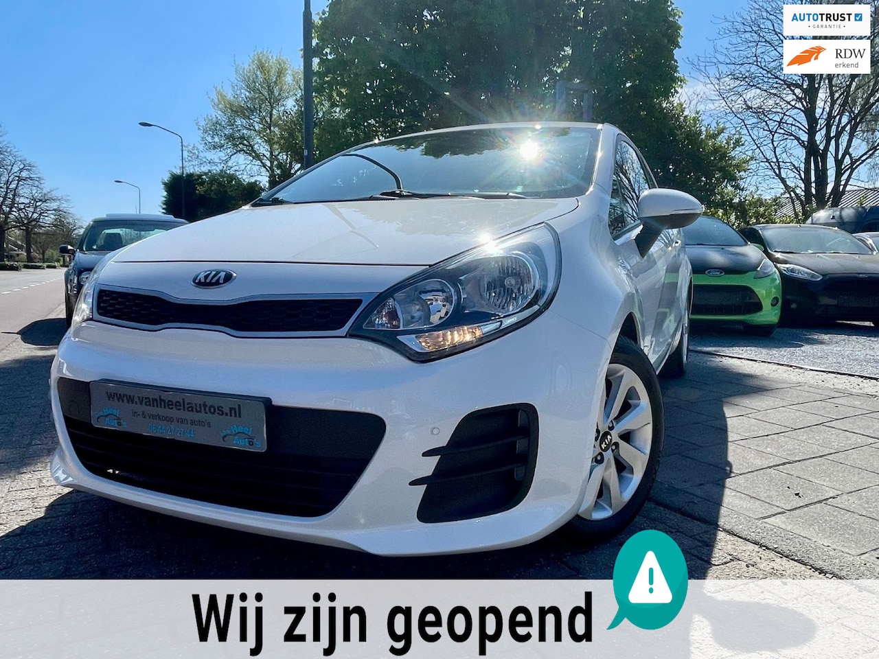 Kia Rio - 1.2 CVVT Dynamic Clima Elek Pakket Lmv Navi Pdc - AutoWereld.nl