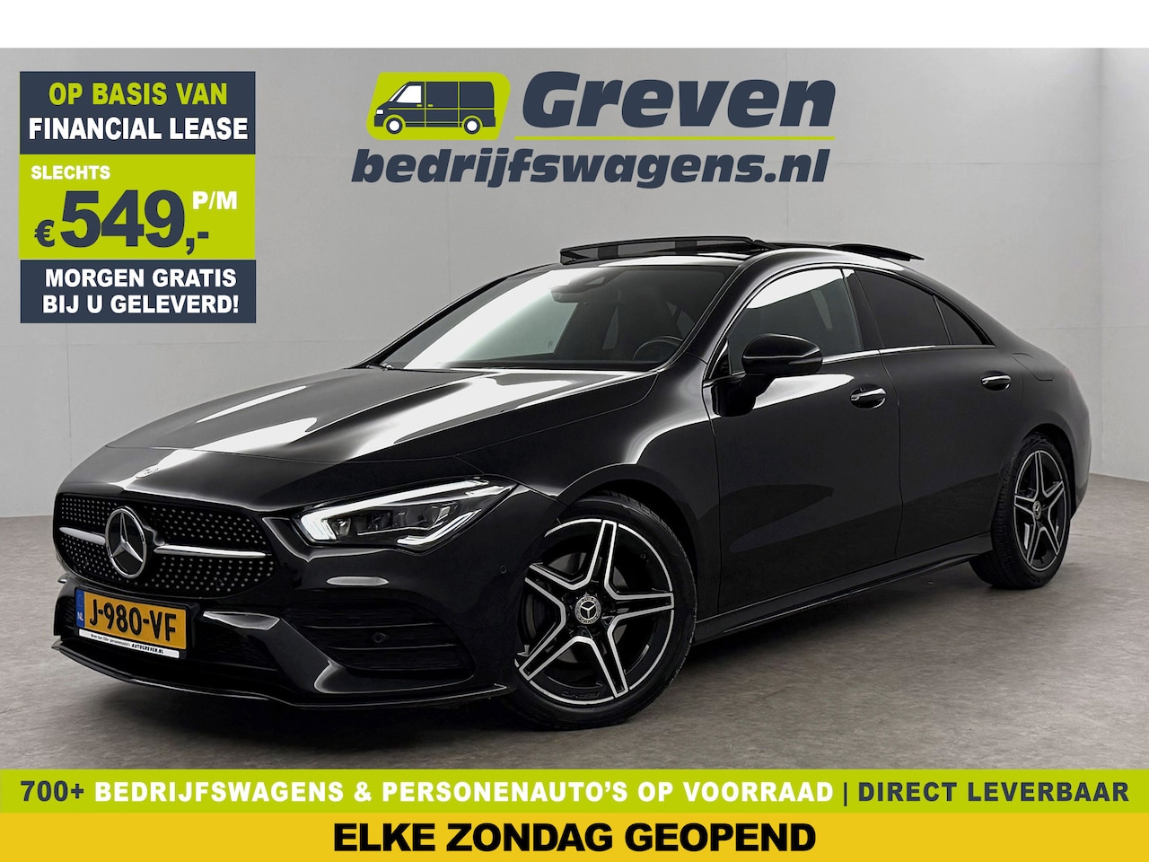 Mercedes-Benz CLA-Klasse - 180 AMG Pano Sfeer Virtual Carplay LED Camera Clima Cruise Navi PDC 18''LMV Memory-Seats - AutoWereld.nl