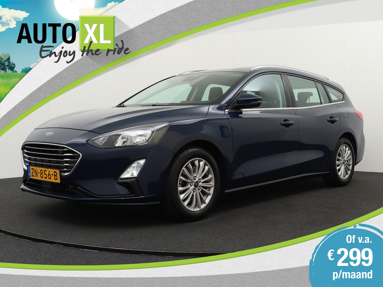 Ford Focus Wagon - 1.0 126 PK Titanium Trekhaak Adapt. Cruise B&O-Sound - AutoWereld.nl