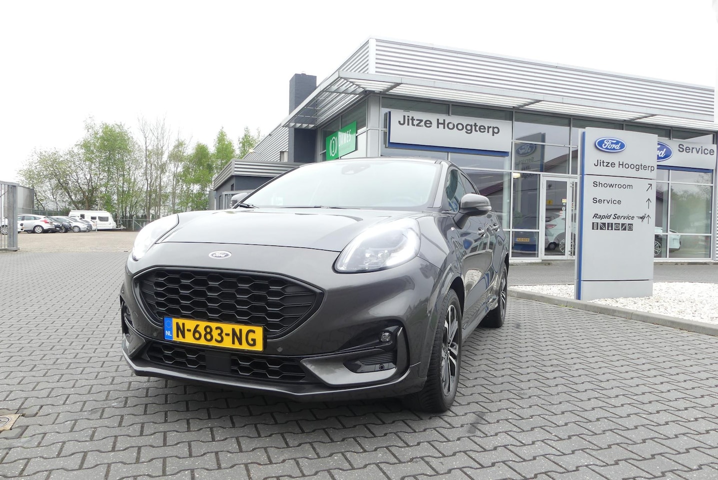 Ford Puma - 1.0 EcoBoost Hybrid ST-Line X ADAPTIEVE CRUISE, CLIMA, NAVI, WINTER PACK, TREKHAAK, CAMERA - AutoWereld.nl