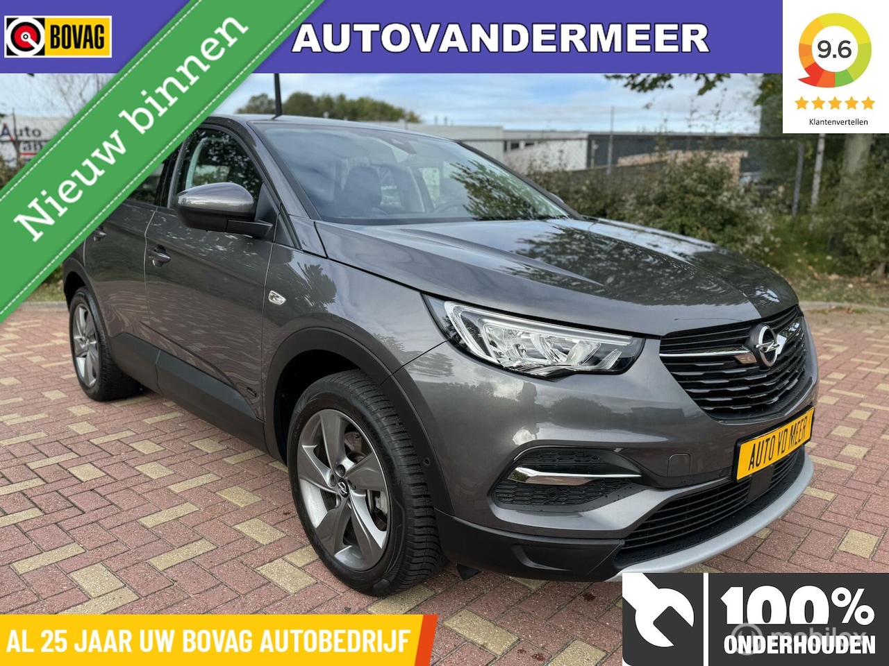 Opel Grandland X - 1.6 Turbo Hybrid Elegance /Camera /Carplay - AutoWereld.nl