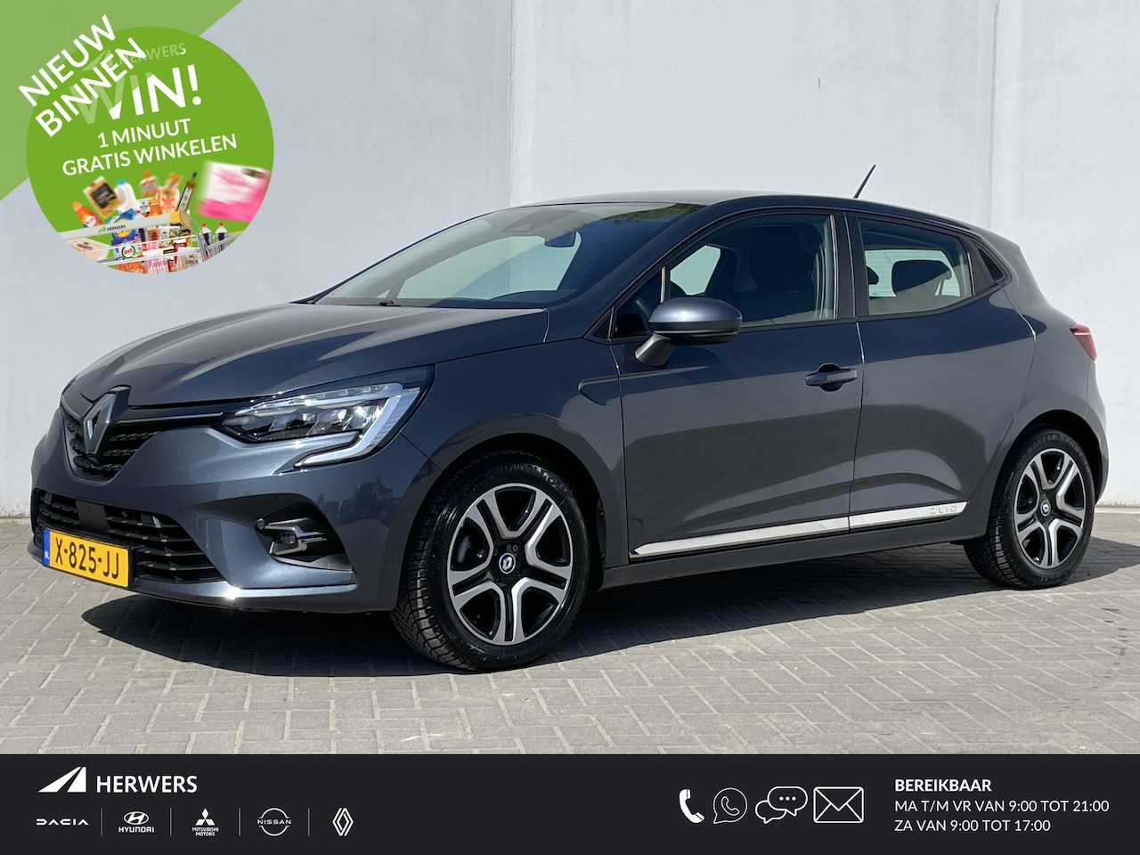 Renault Clio - 1.0 TCe 90 Equilibre / NAVIGATIE / APPLE CARPLAY/ANDROID AUTO / PARKEERSENSOREN ACHTER / A - AutoWereld.nl