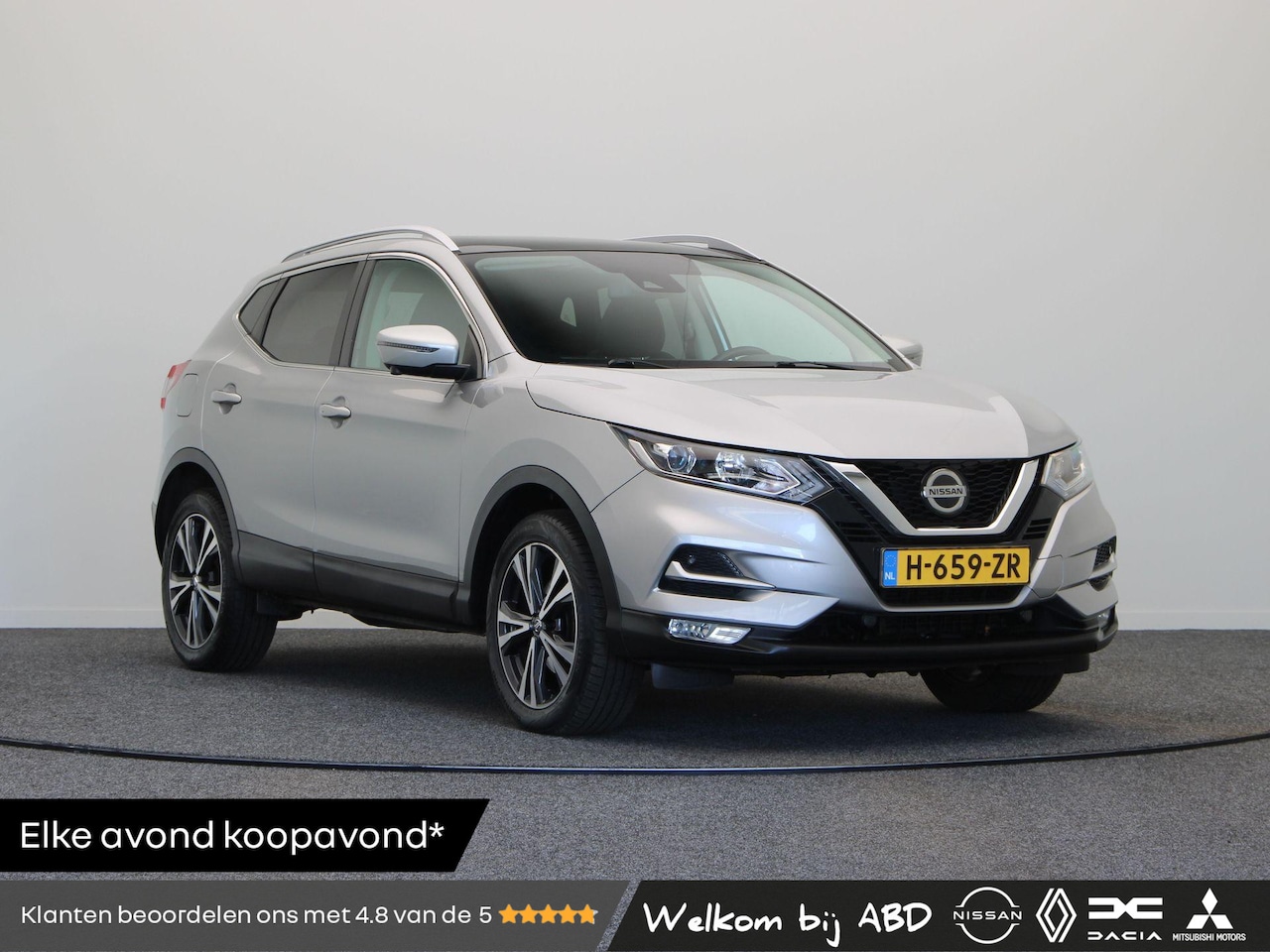 Nissan Qashqai - 140pk DIG-T N-Connecta | Panoramadak | 360 Graden Camera | Key-Less Entry | Cruise Control - AutoWereld.nl