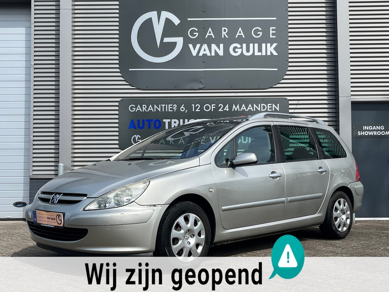 Peugeot 307 SW - 1.6 16V Premium 109PK Clima,Cruise,Trekhaak,Panodak,Isofix,Dakrail,ElektrRamenV+A,Stuurbed - AutoWereld.nl
