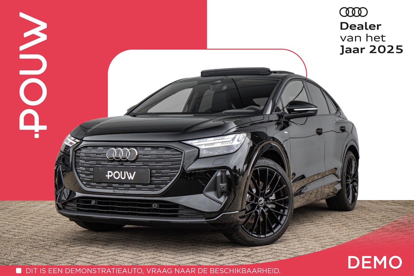 Audi Q4 Sportback e-tron - 45 286pk quattro S Edition 82 kWh | Panoramadak | Zwart Optiek Pakket | Getint Glas - AutoWereld.nl