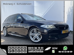 BMW 5-serie Touring - 525D M-Sport Automaat Pano Hud Trekhaak Leder Nav/Cam Voll.Onderhouden