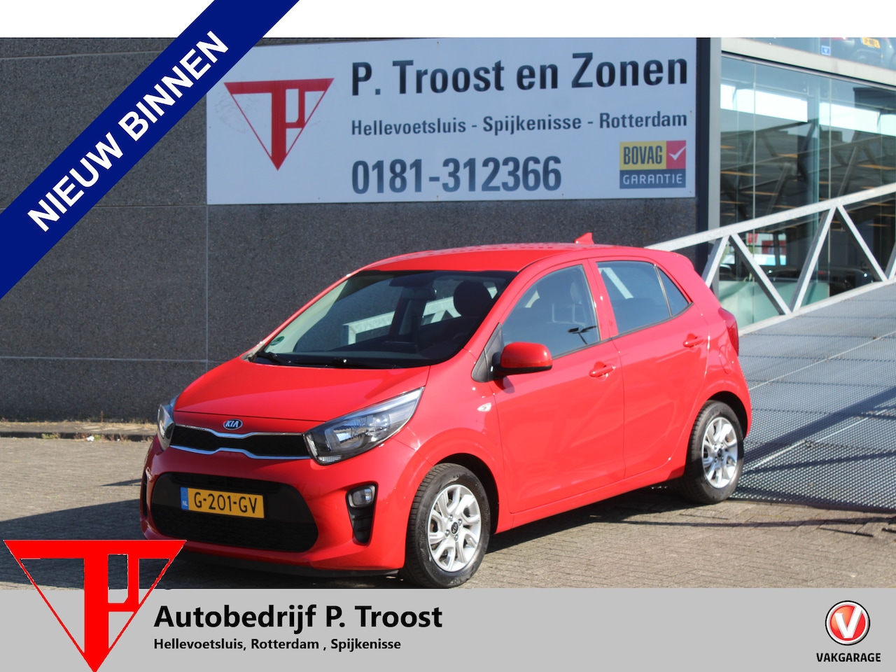 Kia Picanto - 1.0 MPi DynamicPlusLine Navigatie/Achteruitrijcamera/Cruise control/Airco/Apple carplay/Bl - AutoWereld.nl