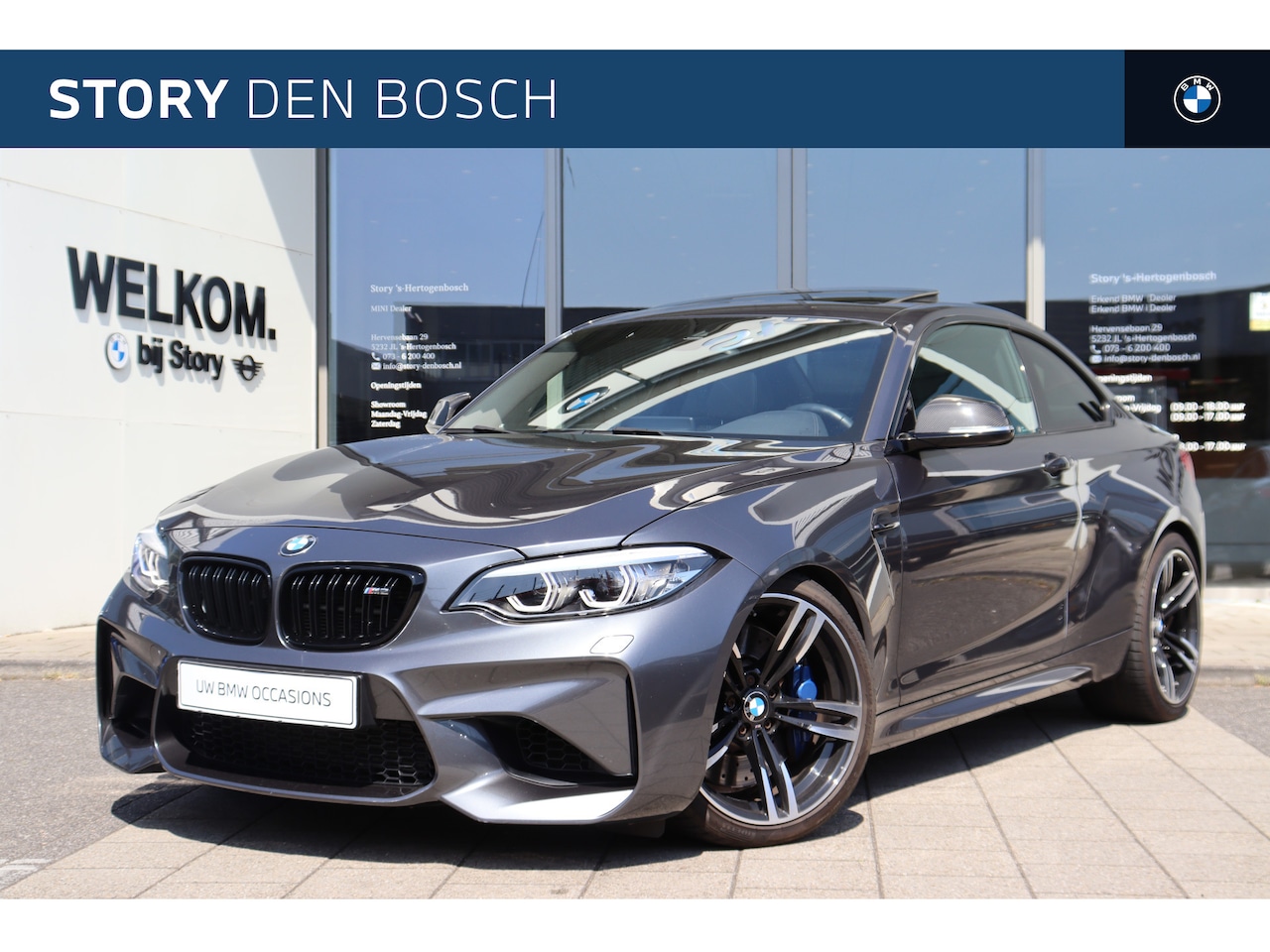 BMW 2-serie Coupé - M2 DCT High Executive Automaat / Schuif-kanteldak / Sportstoelen / Adaptieve LED / Navigat - AutoWereld.nl