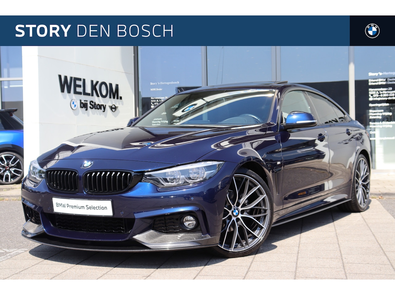 BMW 4-serie Gran Coupé - 420i High Executive M Sport Automaat / Schuif-kanteldak / Achteruitrijcamera / Sportstoele - AutoWereld.nl