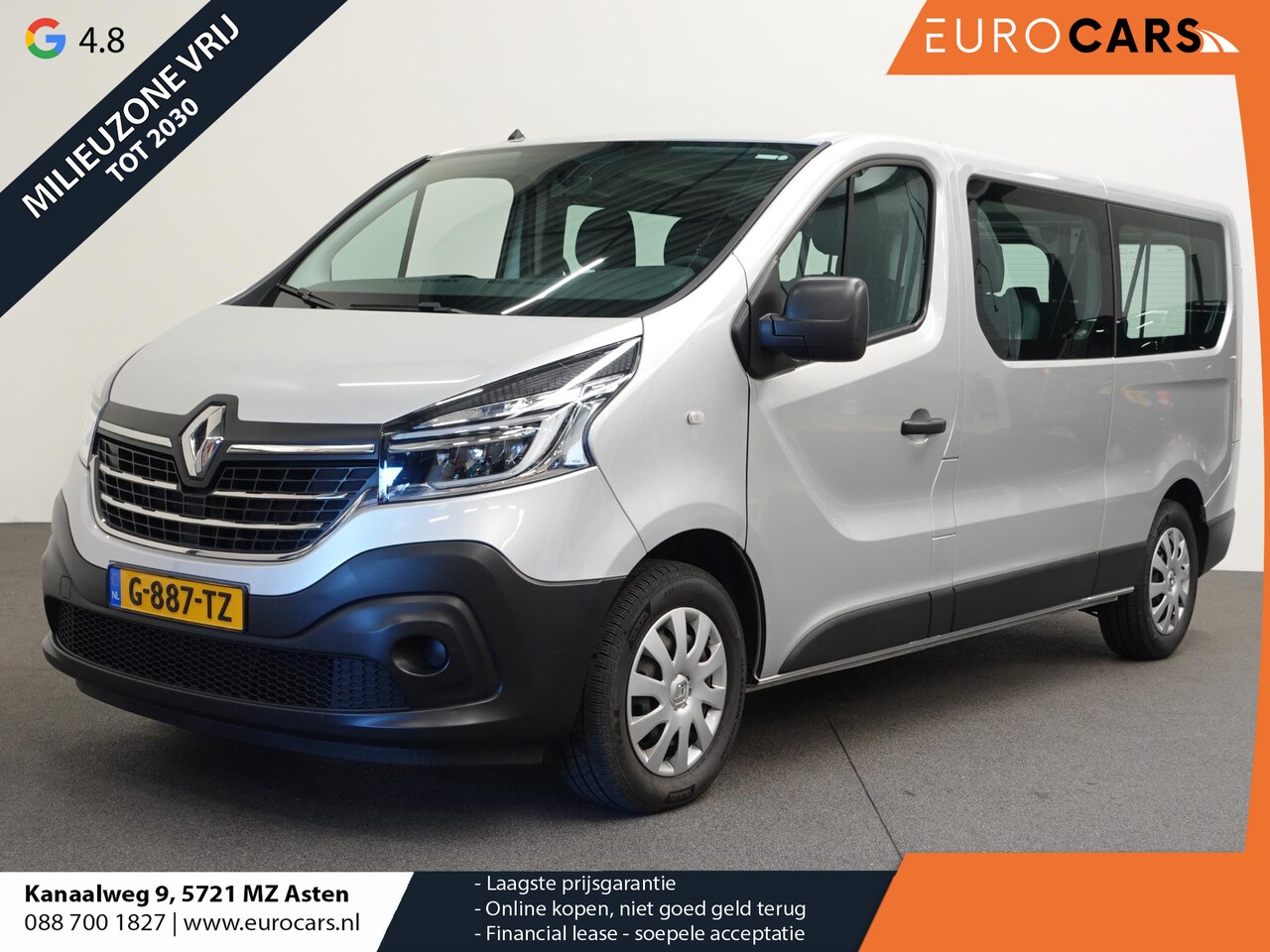 Renault Trafic Passenger - 2.0 dCi 120 L2H1 9 Persoons Airco Bluetooth  Led  Parkeersensoren - AutoWereld.nl