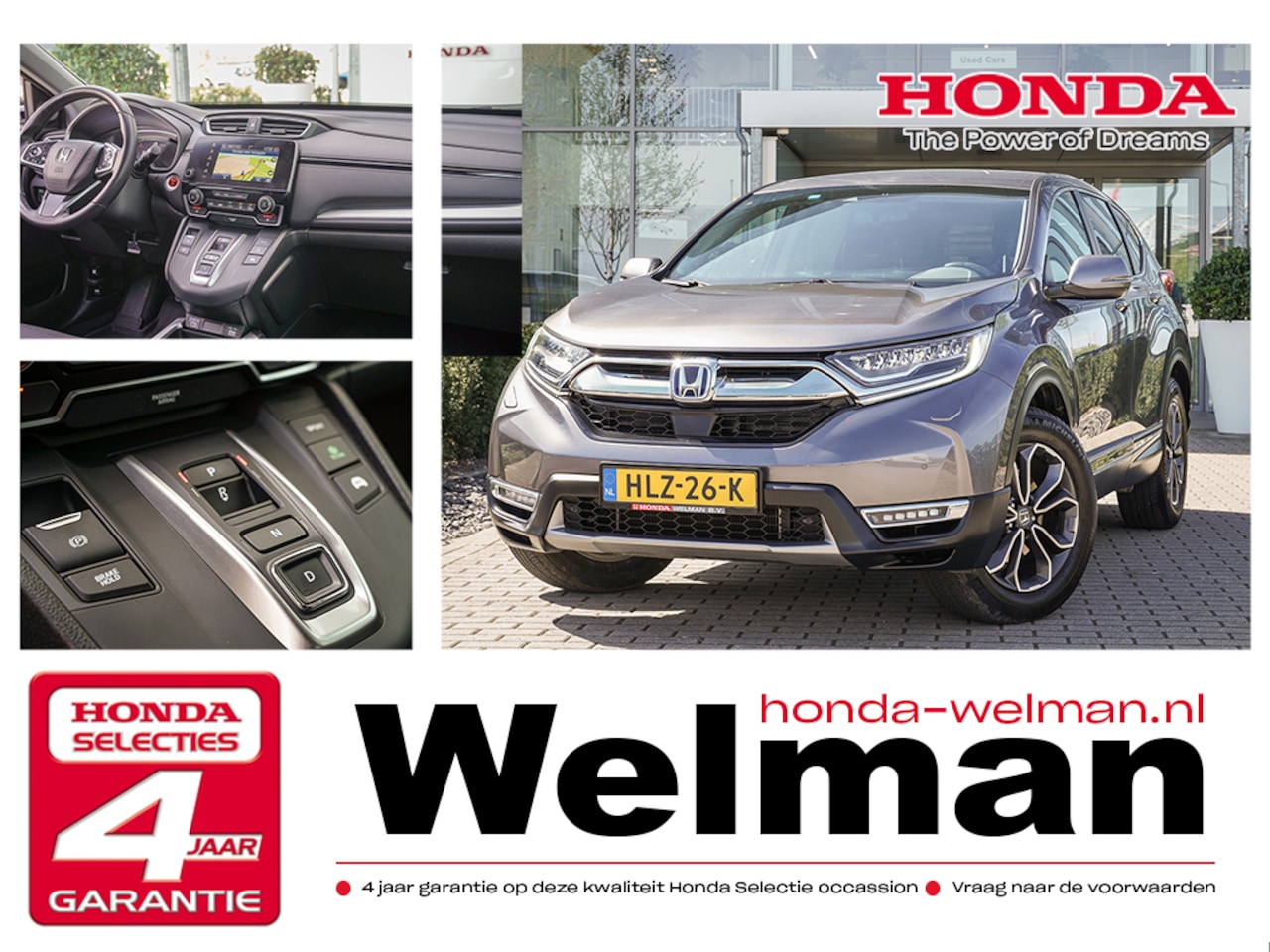 Honda CR-V - 2.0i e:HEV AWD ELEGANCE FULL HYBRID - 4WD - ALL WEATHERS - 184 PK - AutoWereld.nl