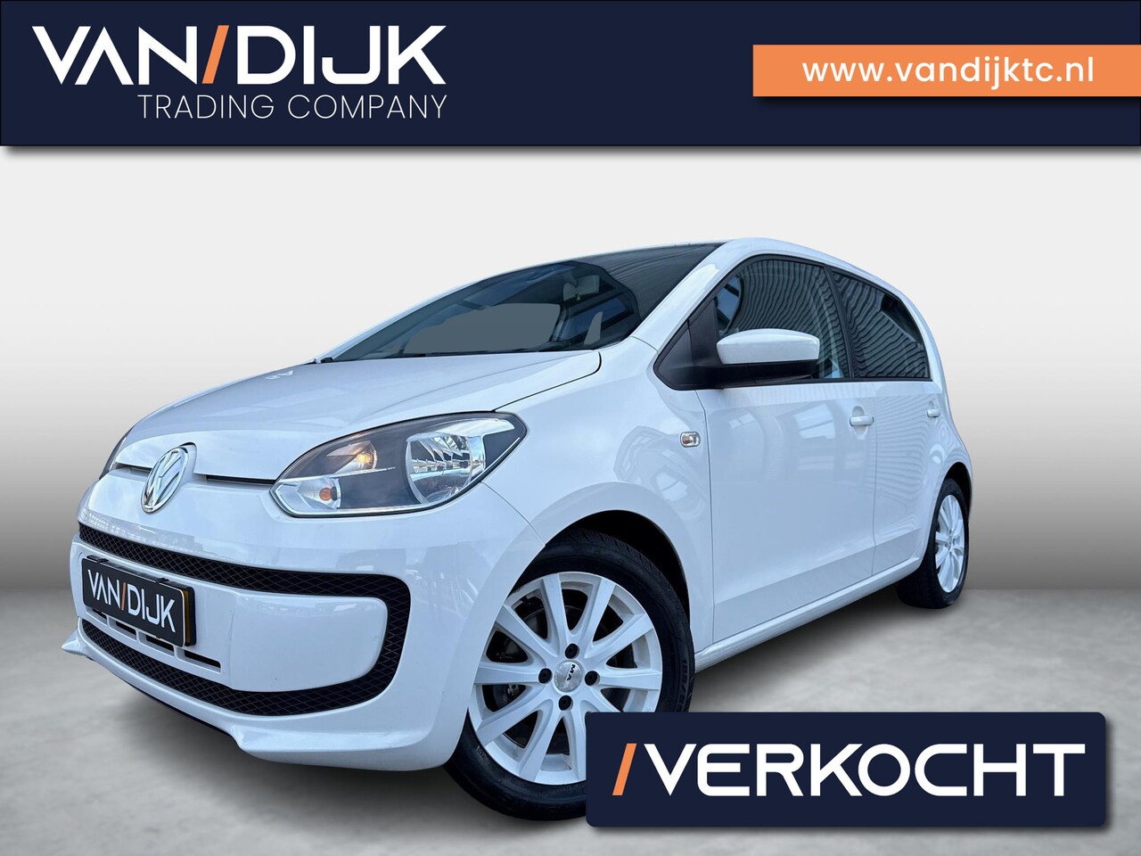 Volkswagen Up! - 1.0 move up! BlueMotion ✓5-Deurs ✓Navigatie ✓Bluetooth telefoon & Media ✓Airco ✓Lichtmetaa - AutoWereld.nl